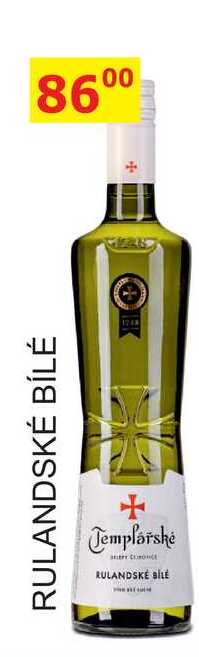 Templářské sklepy Čejkovice 0,75l RULANDSKÉ BÍLÉ 