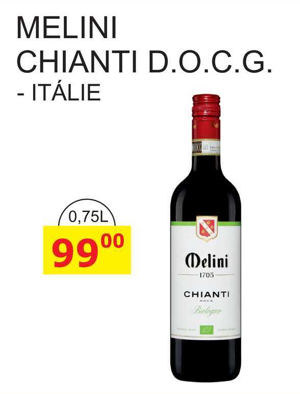 MELINI CHIANTI D.O.C.G. - ITÁLIE 0,75L 