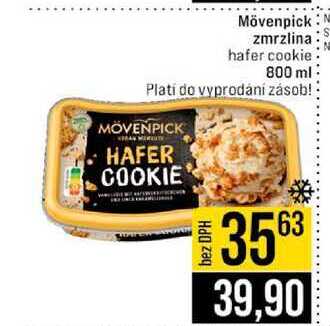 Mövenpick zmrzlina hafer cookie 800 ml