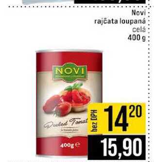 Novi rajčata loupaná celá 400 g