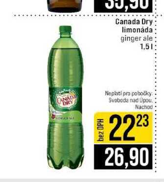 Canada Dry limonáda ginger ale 1,5l