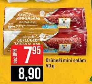 Drůbeží mini salám 50g