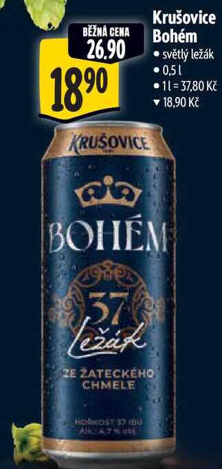  Krušovice Bohém 0,5 l