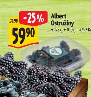   Albert Ostružiny 125 g 