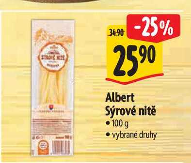 Albert Sýrové nitě 100 g