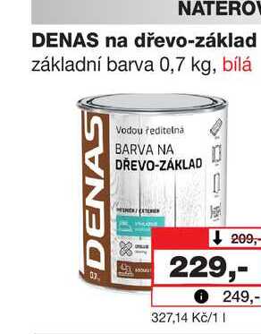 DENAS na dřevo-základ základní barva 0,7 kg
