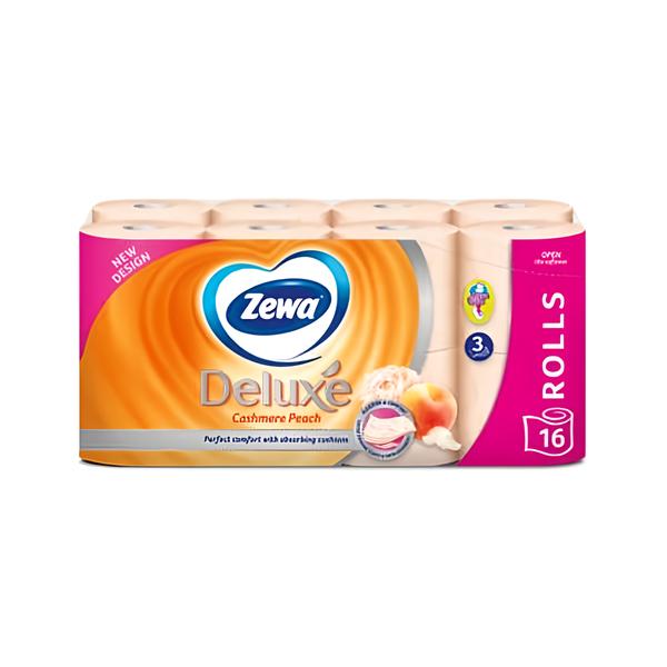 Zewa Deluxe Peach toaletní papír 3 vrstvý, 16 rolí