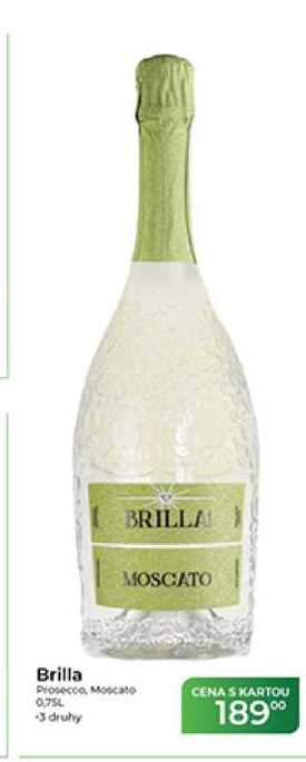 Brilla Prosecco, Moscato 0,75L
