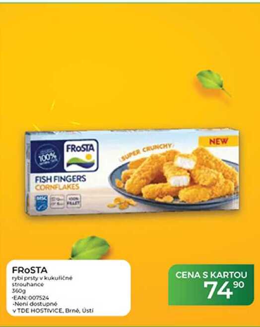 FROSTA rybi prsty v kukuličné strouhance 360 g