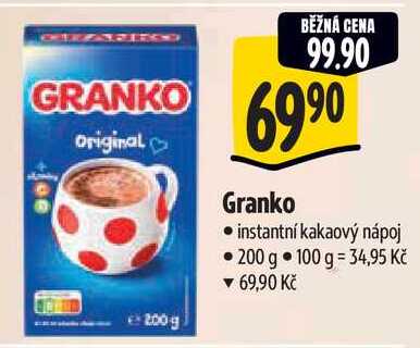  Granko instantní kakaový nápoj 200 g 