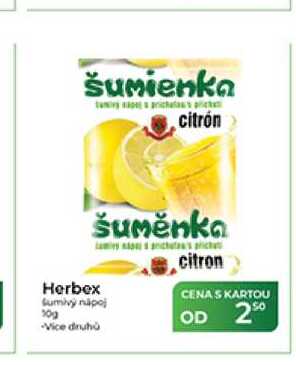 Herbex Šumivý nápoj 10 g