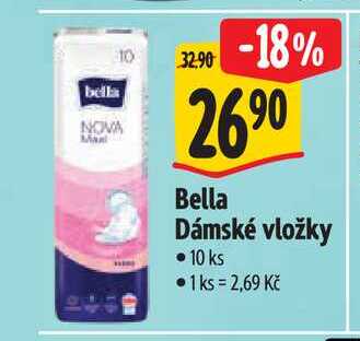   Bella Dámské vložky   10 ks 