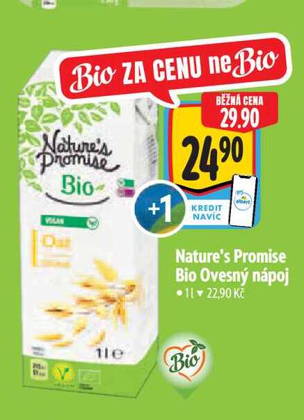 Nature's Promise Bio Ovesný nápoj 1 l