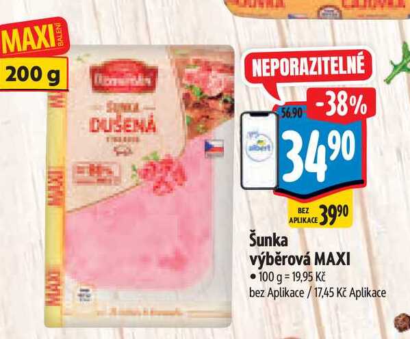 Šunka výběrová MAXI 100 g