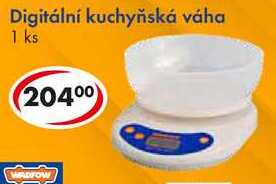 Digitální kuchyňská váha