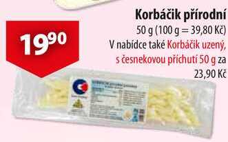 Korbáčik přírodní, 50 g