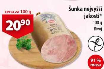 Šunka nejvyšší jakosti, 100 g