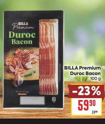 BILLA Premium Duroc Bacon 100 g