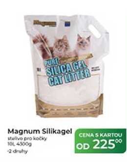Magnum Silikagel stelivo pro kočky 10L 4300g