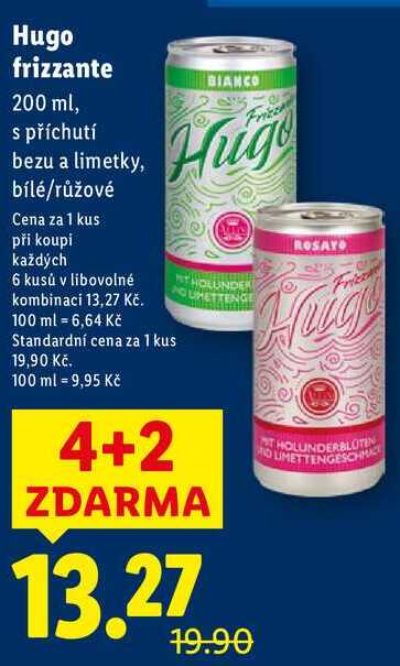 Hugo frizzante, 200 ml