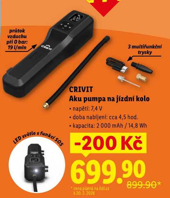 Aku pumpa na jízdní kolo