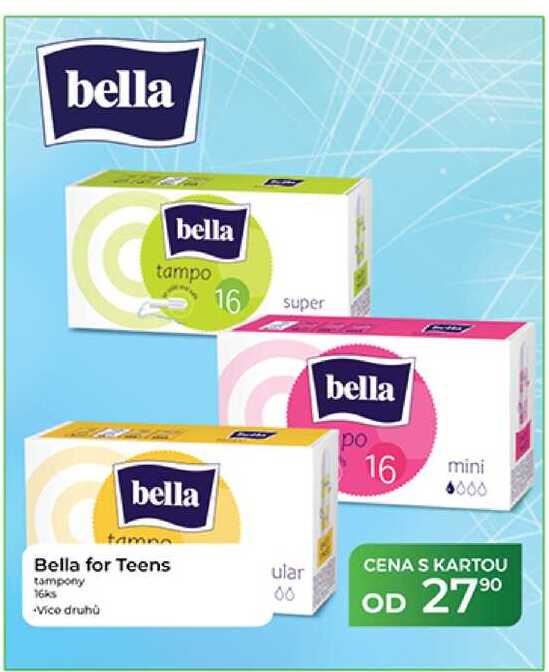 Bella for Teens tampony 16ks