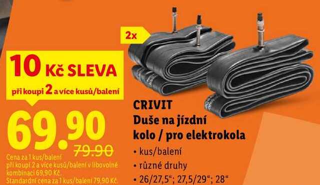 Duše na jízdní kolo/pro elektrokola 
