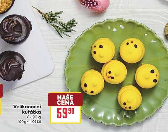 Velikonoční kuřátka 6x 90 g 
