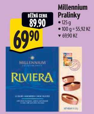 Millennium Pralinky, 125 g