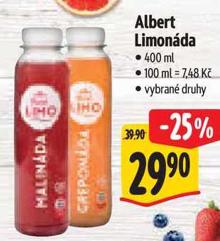 Albert Limonáda, 400 ml