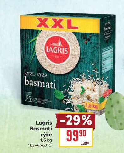 Lagris Basmati rýže 1,5 kg
