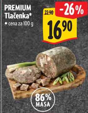 PREMIUM Tlačenka, cena za 100 g
