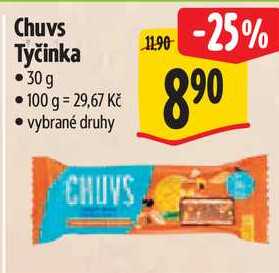 Chuvs Tyčinka, 30 g 