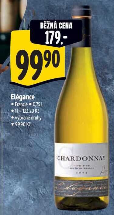 Elégance, 0,75 l
