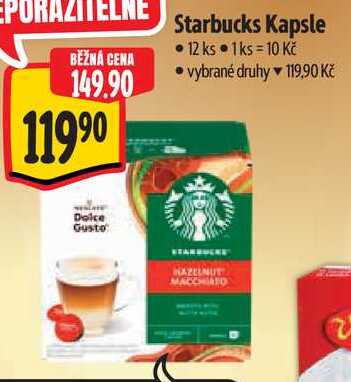 Starbucks Kapsle, 12 ks