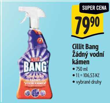 Cillit Bang Žádný vodní kámen, 750 ml