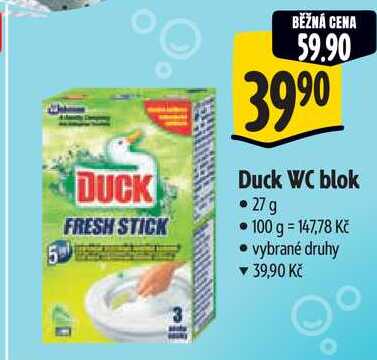 Duck WC blok, 27 g
