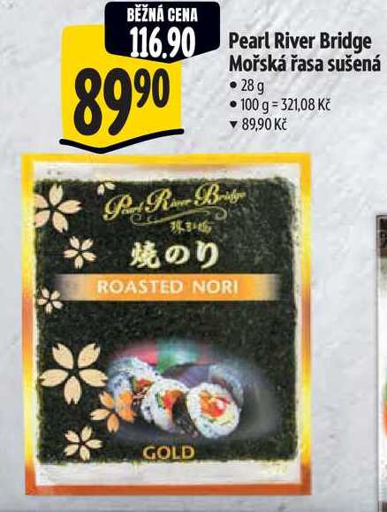 Pearl River Bridge Mořská řasa sušená, 28 g 