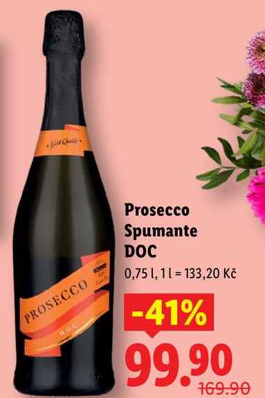 Prosecco Spumante DOC, 0,75 l