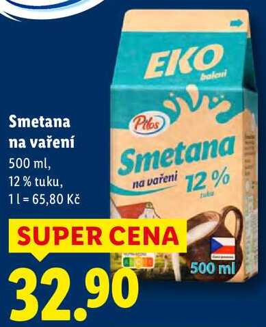 Smetana na vaření, 500 ml