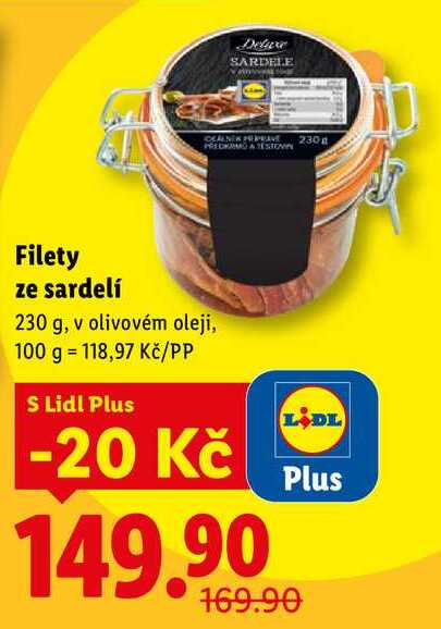 Filety ze sardelí, 230 g