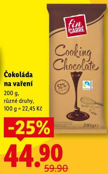Čokoláda na vaření, 200 g