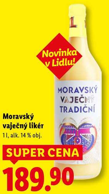 Moravský vaječný likér, 1 l