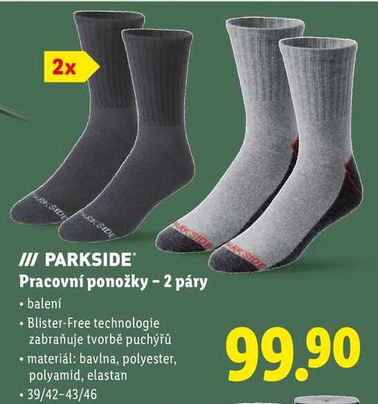 Pracovní ponožky - 2 páry