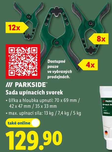 Sada upínacích svorek 