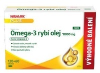 Walmark® Omega-3 FORTE rybí olej 1000 mg 120 + 60 tobolek