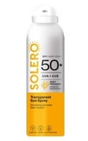 SOLERO Transparentní sprej na opalování SPF50+ 200 ml