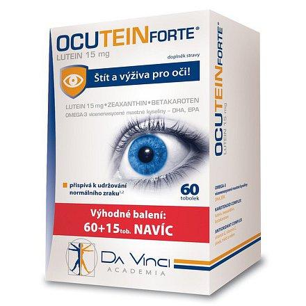 Ocutein Forte Lutein 15mg Da Vinci Academia 60+15 tobolek