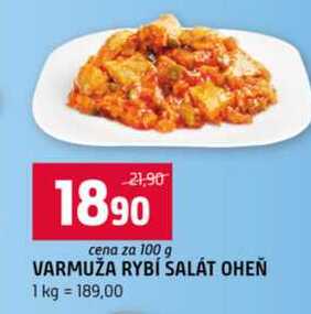 VARMUŽA RYBÍ SALÁT OHEŇ 100g