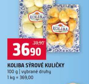 KOLIBA SÝROVÉ KULIČKY 100 g vybrané druhy
